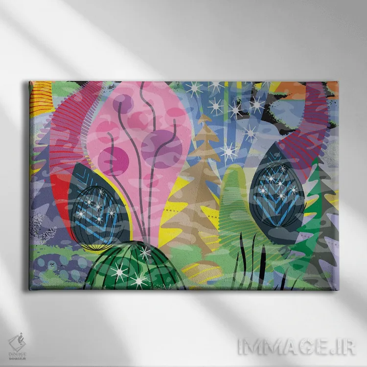 تابلو دکوراتیو قلب لرزان اثر چارلز هارکر - نمای روبهرو روی دیوار