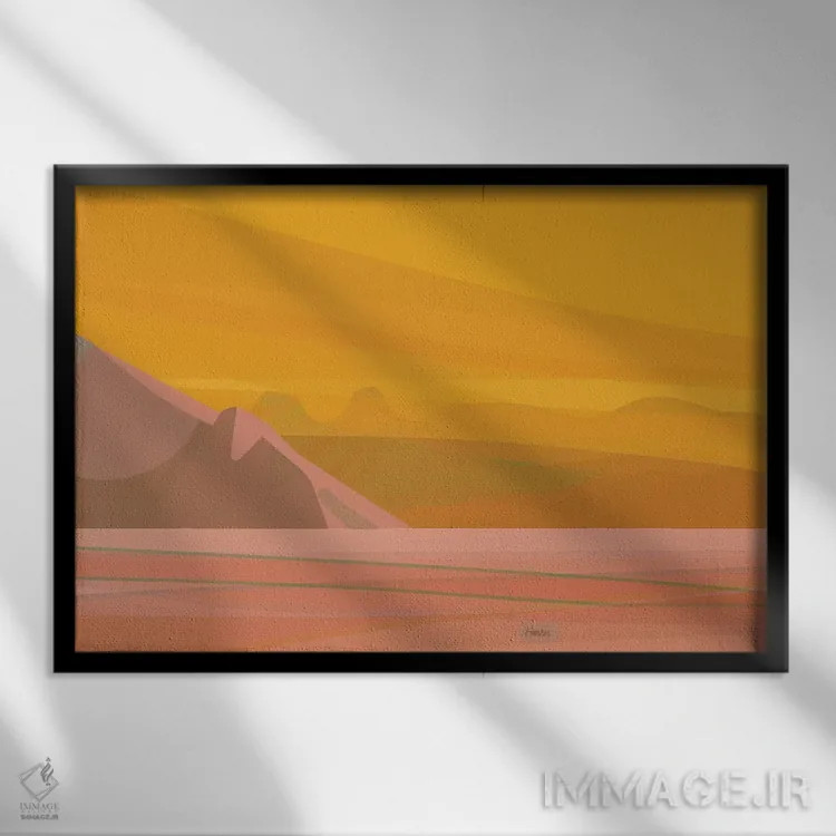 تابلو دکوراتیو لا چویا اثر چارلز هارکر - نمای قابدار مشکی