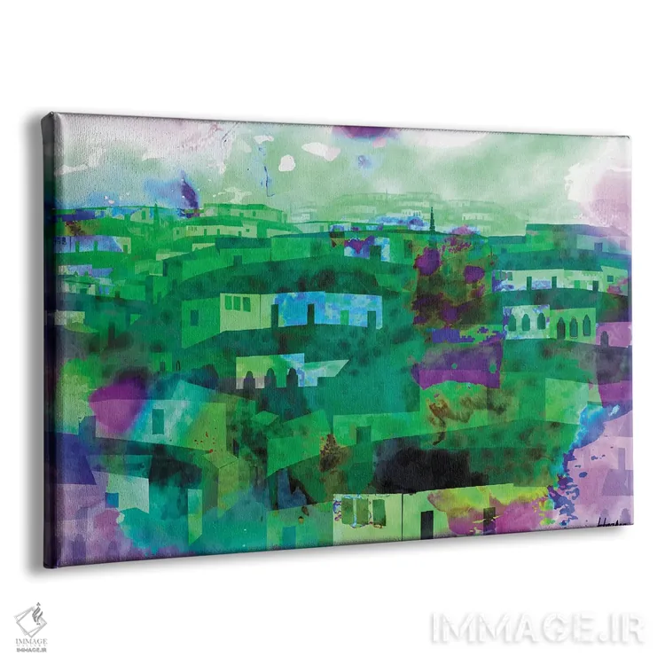 تابلو دکوراتیو پس از باران اثر چارلز هارکر - نمای پرسپکتیو محصول