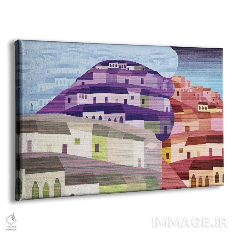 تابلو دکوراتیو دره گرینگو اثر چارلز هارکر - نمای پرسپکتیو محصول