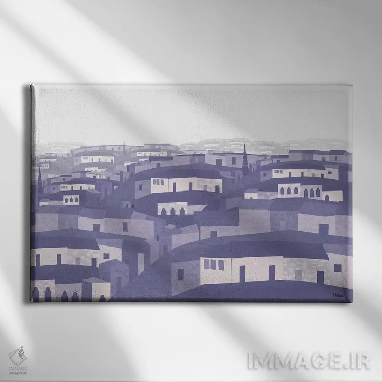 تابلو دکوراتیو تلال نپانتلا اثر چارلز هارکر - نمای روبهرو روی دیوار