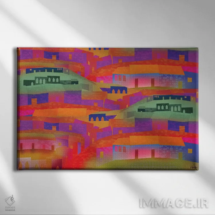 تابلو دکوراتیو زیواتانخو اثر چارلز هارکر - نمای روبهرو روی دیوار