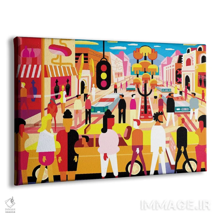 تابلو دکوراتیو بلوار پالم کنیون اثر چارلز هارکر - نمای پرسپکتیو محصول