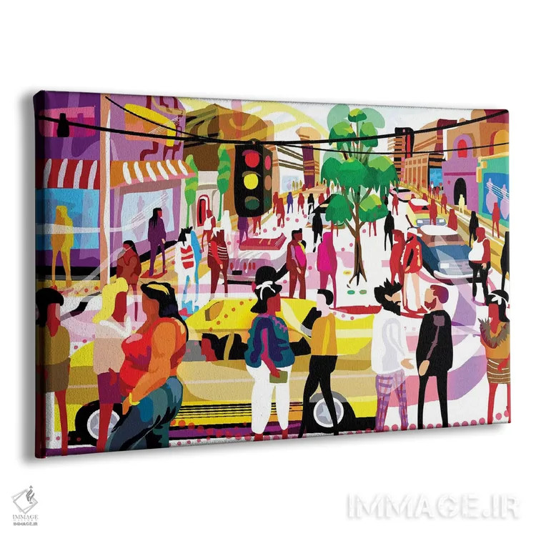 تابلو دکوراتیو محور مرکزی اثر چارلز هارکر - نمای پرسپکتیو محصول