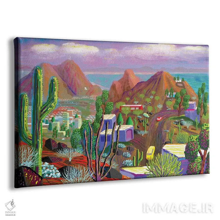 تابلو دکوراتیو فونیکس پس از فرو رفتن کالیفرنیا در اقیانوس اثر چارلز هارکر - نمای پرسپکتیو محصول