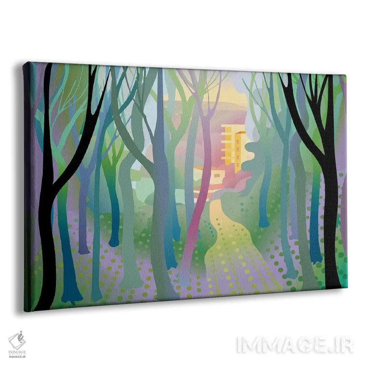 تابلو دکوراتیو آنتیگوا اثر چارلز هارکر - نمای پرسپکتیو محصول