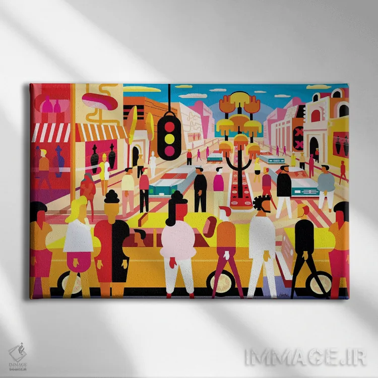 تابلو دکوراتیو بلوار پالم کنیون اثر چارلز هارکر - نمای روبهرو روی دیوار