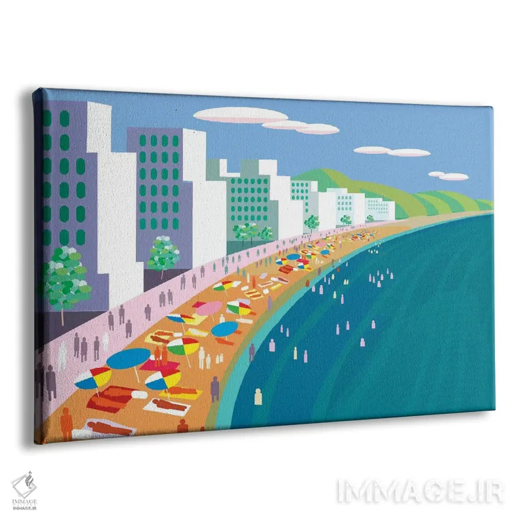 تابلو دکوراتیو مالکون اثر چارلز هارکر - نمای پرسپکتیو محصول