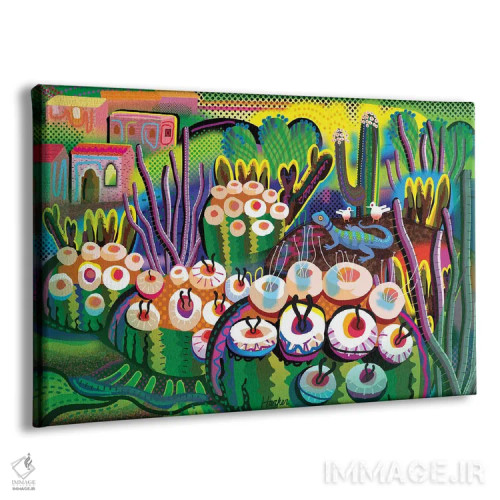 تابلو دکوراتیو سانتافه اثر چارلز هارکر - نمای پرسپکتیو محصول