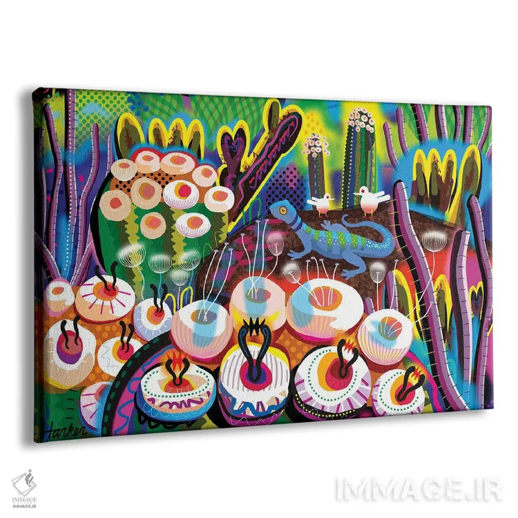 تابلو دکوراتیو تیکال اثر چارلز هارکر - نمای پرسپکتیو محصول