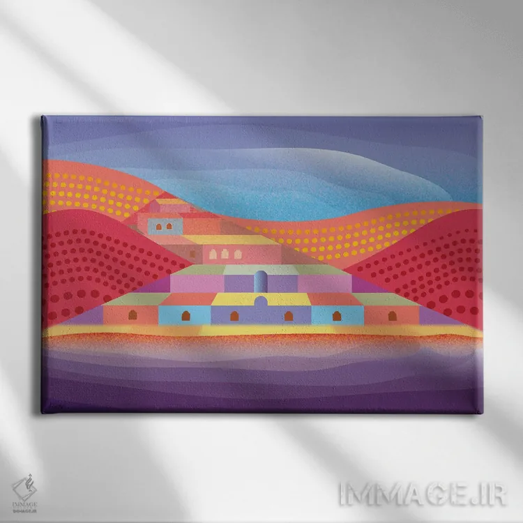 تابلو دکوراتیو خلیج چولا اثر چارلز هارکر - نمای روبهرو روی دیوار