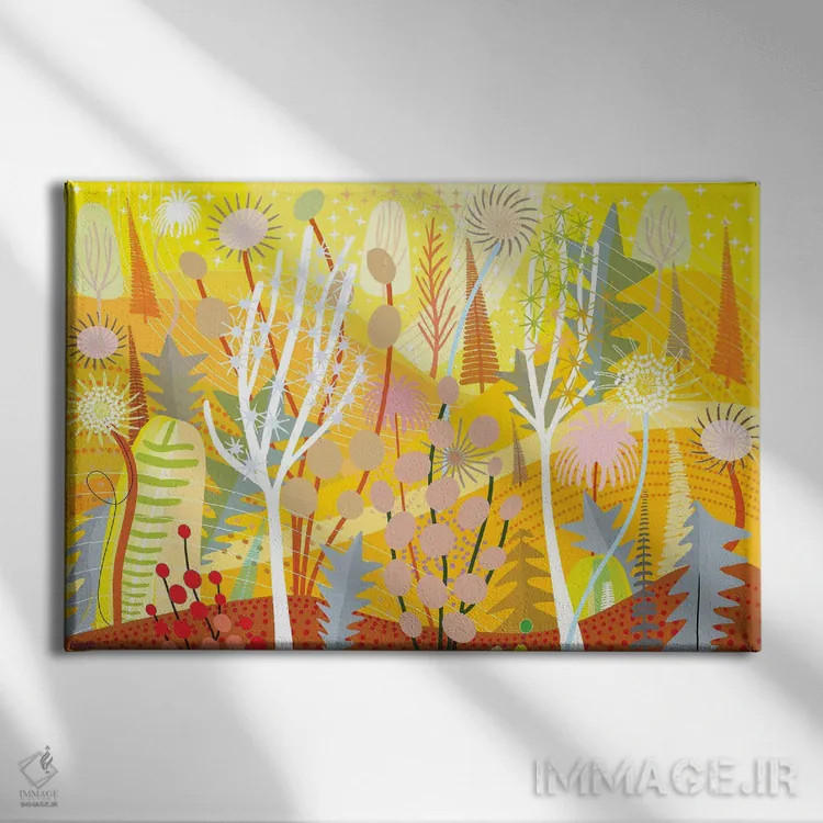 تابلو مدرن گریپ فروت اثر چارلز هارکر - نمای روبهرو روی دیوار