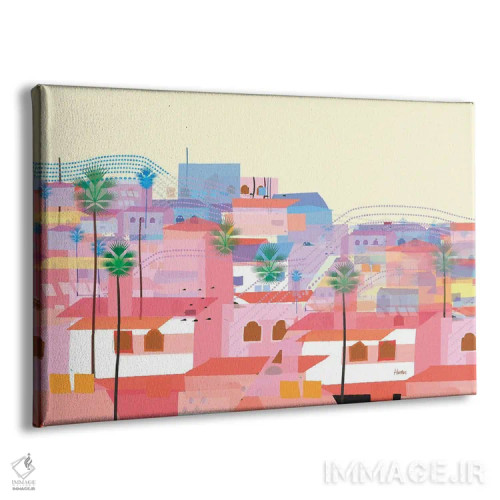 تابلو مدرن پورتو وایاarta اثر چارلز هارکر - نمای پرسپکتیو محصول
