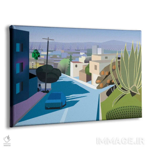 تابلو مدرن تیخوانا اثر چارلز هارکر - نمای پرسپکتیو محصول