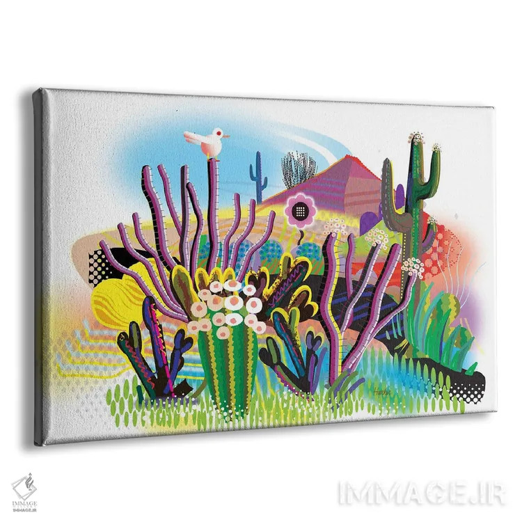 تابلو دکوراتیو شکوفایی بهاری اثر چارلز هارکر - نمای پرسپکتیو محصول