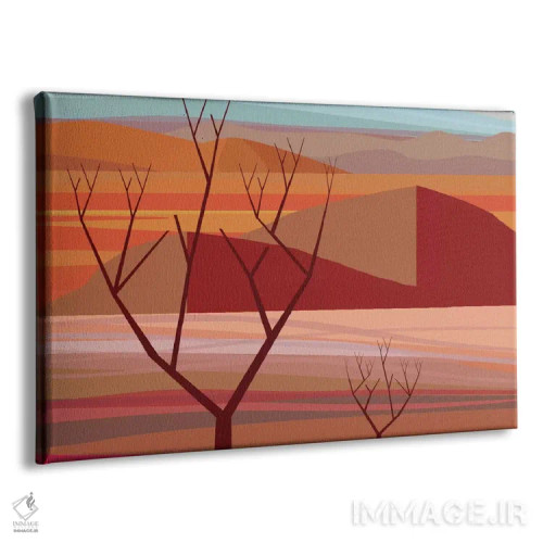 تابلو انتزاعی پیناکاته اثر چارلز هارکر - نمای پرسپکتیو محصول