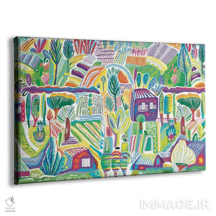 تابلو دکوراتیو کالیفرنیای سوم اثر چارلز هارکر - نمای پرسپکتیو محصول