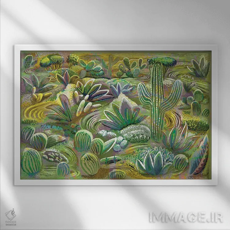 تابلو دکوراتیو بهار فنیکس اثر چارلز هارکر - نمای قابدار سفید