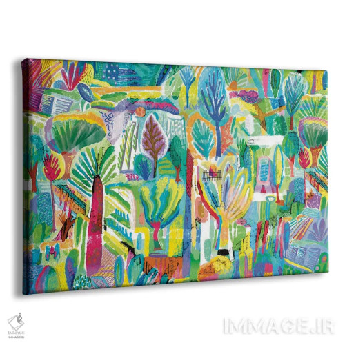 تابلو دکوراتیو حیاط پشتی اثر چارلز هارکر - نمای پرسپکتیو محصول