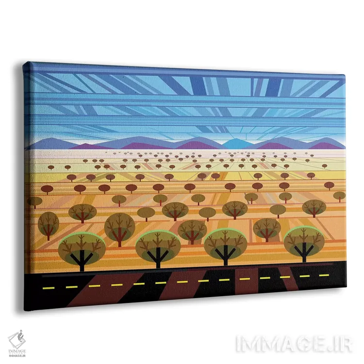 تابلو دکوراتیو شمال آریزونا اثر چارلز هارکر - نمای پرسپکتیو محصول