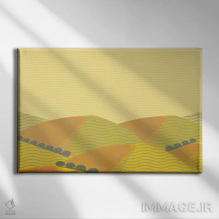 تابلو دکوراتیو منظره کالیفرنیا اثر چارلز هارکر - نمای روبهرو روی دیوار