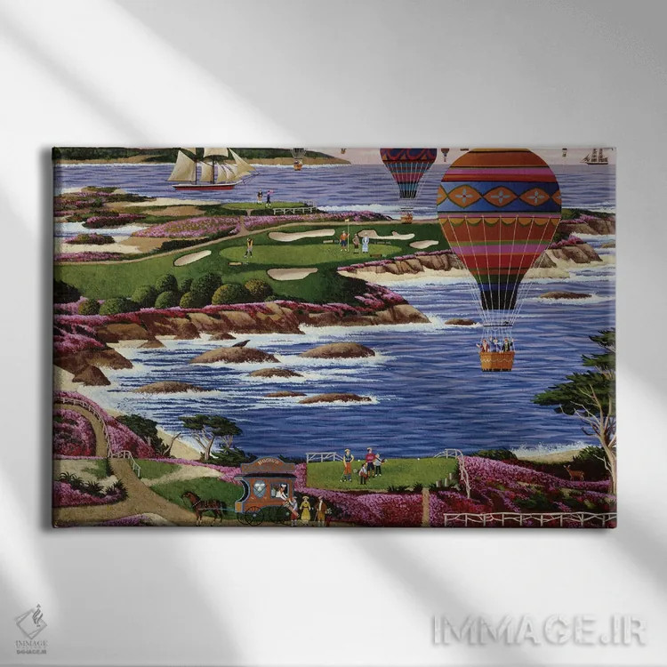 تابلو دکوراتیو شانزدهم در خیابان سپرس اثر هرونیم - نمای روبهرو روی دیوار