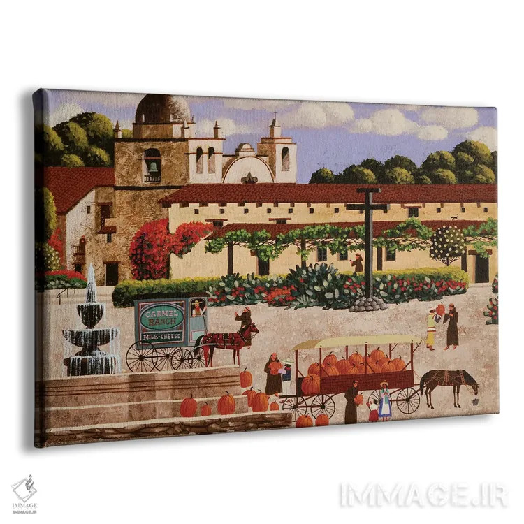 تابلو دکوراتیو کدو تنبل ها در کلیسای کارمل اثر هرونیم - نمای پرسپکتیو محصول