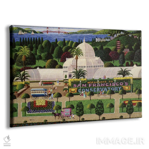 تابلو دکوراتیو کنسرواتوار سان فرانسیسکو اثر هرونیم - نمای پرسپکتیو محصول