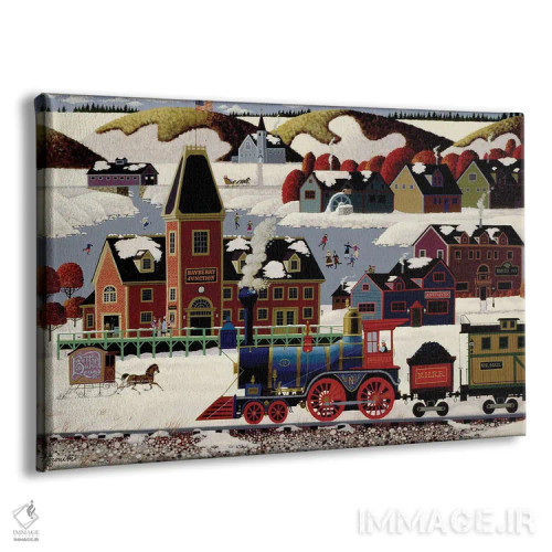 تابلو دکوراتیو تقاطع بی بری اثر هرونیم - نمای پرسپکتیو محصول