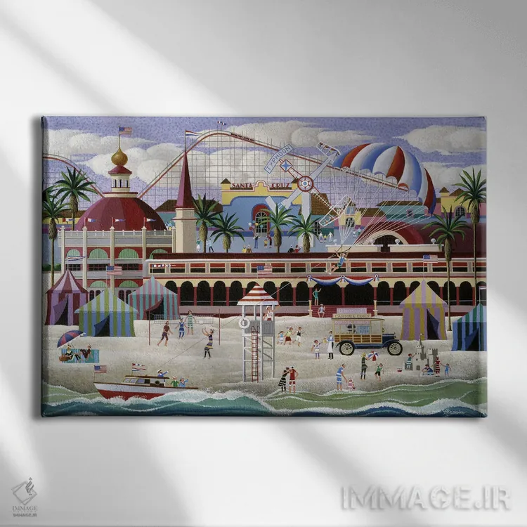 تابلو دکوراتیو سانتا کروز اثر هرونیم - نمای روبهرو روی دیوار