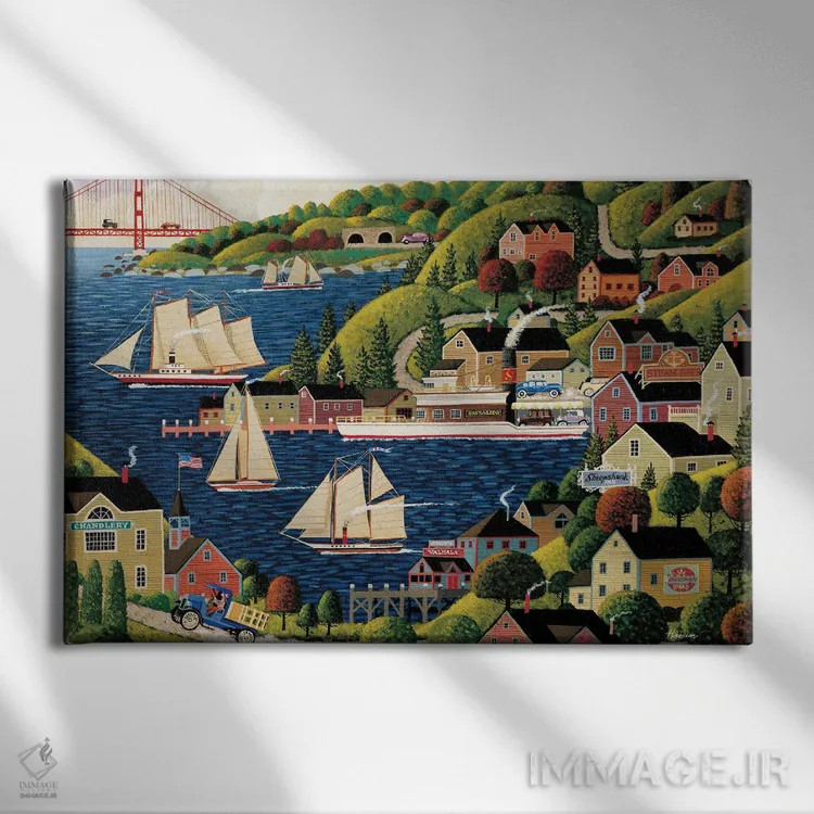 تابلو دکوراتیو سوسالیتو اثر هرونیم - نمای روبهرو روی دیوار