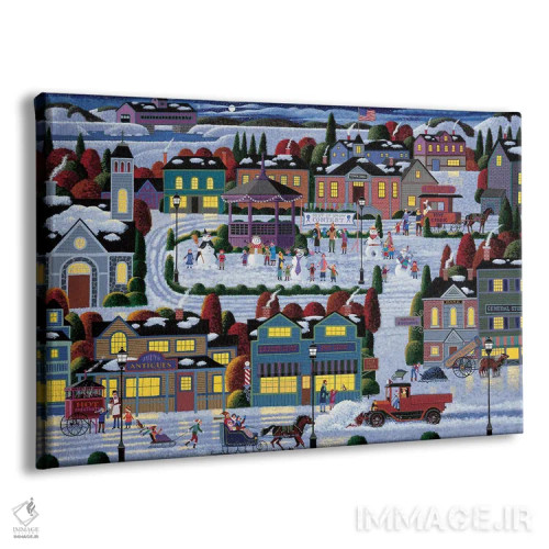 تابلو دکوراتیو بهترین برف اثر هرونیم - نمای پرسپکتیو محصول