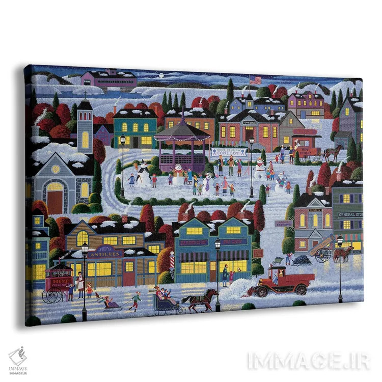 تابلو دکوراتیو بهترین برف اثر هرونیم - نمای پرسپکتیو محصول