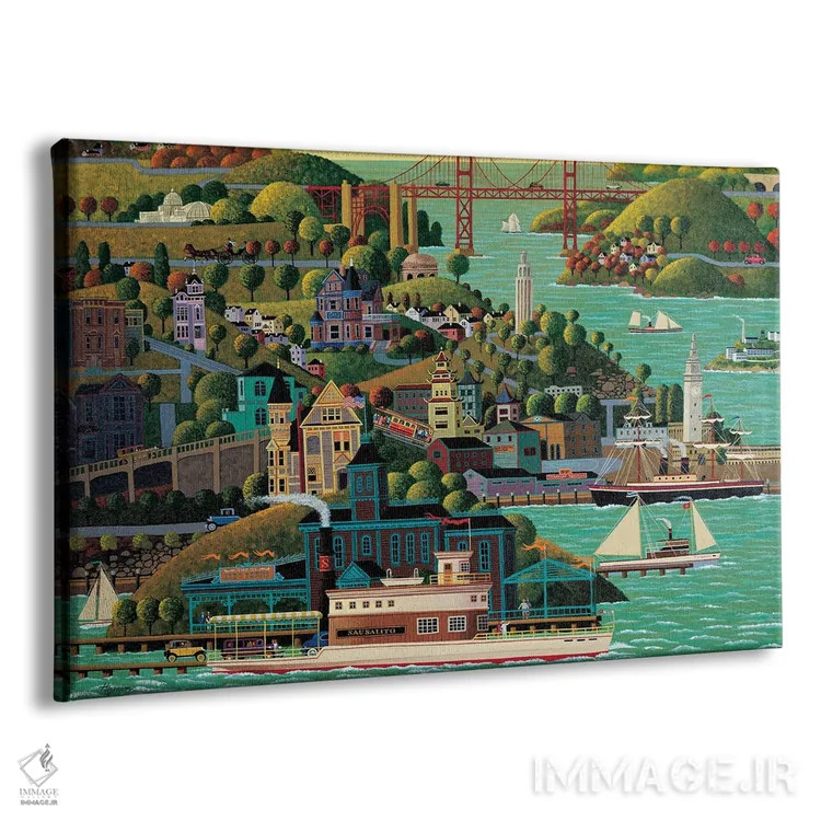 تابلو دکوراتیو کشتی سوسالیتو اثر هرونیم - نمای پرسپکتیو محصول