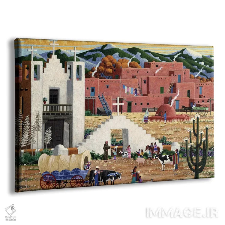 تابلو دکوراتیو برکت دادن به حیوانات اثر هرونیم - نمای پرسپکتیو محصول