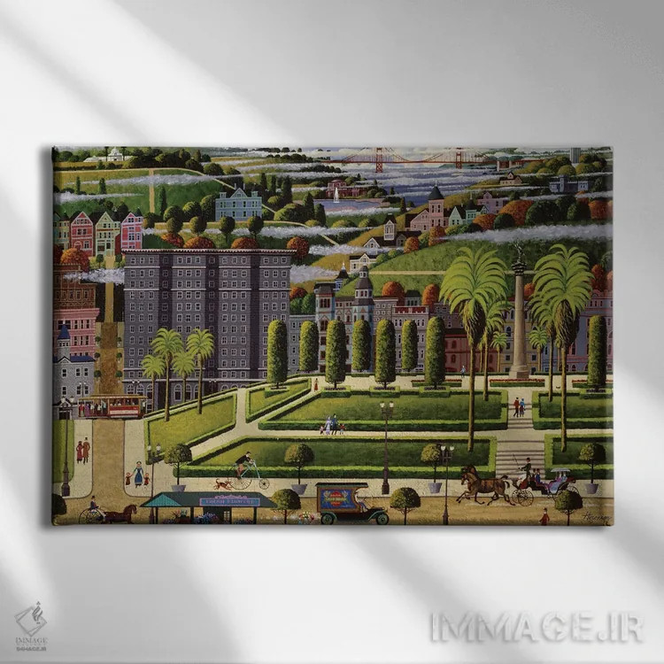 تابلو دکوراتیو میدان یونیون اثر هرونیم - نمای روبهرو روی دیوار