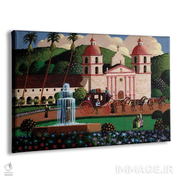 تابلو دکوراتیو بازدید از ماموریت اثر هرونیم - نمای پرسپکتیو محصول