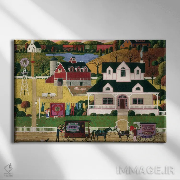 تابلو دکوراتیو ولنتاین اثر هرونیم - نمای روبهرو روی دیوار