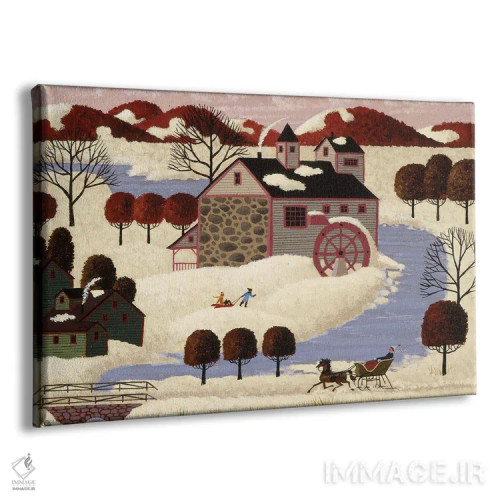 تابلو دکوراتیو زمستان در مین اثر هرونیم - نمای پرسپکتیو محصول