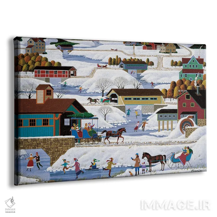 تابلو دکوراتیو پل های شلبورن کانتی اثر هرونیم - نمای پرسپکتیو محصول