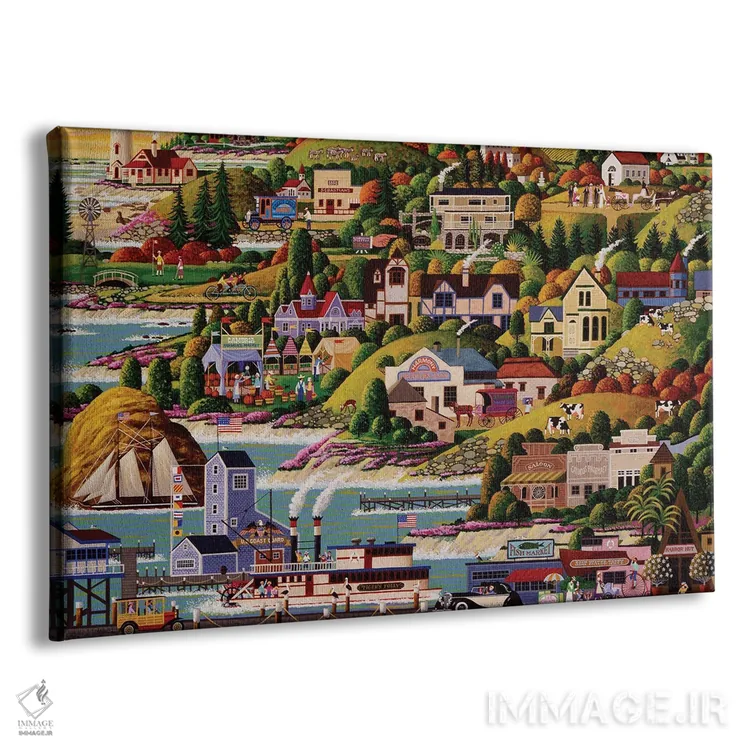 تابلو دکوراتیو کشور قلعه ها اثر هرونیم - نمای پرسپکتیو محصول