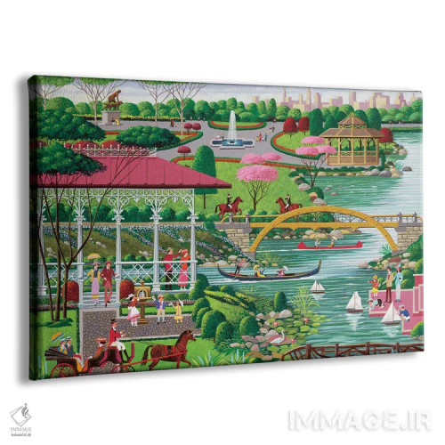 تابلو دکوراتیو سنترال پارک اثر هرونیم - نمای پرسپکتیو محصول