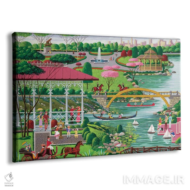 تابلو دکوراتیو سنترال پارک اثر هرونیم - نمای پرسپکتیو محصول