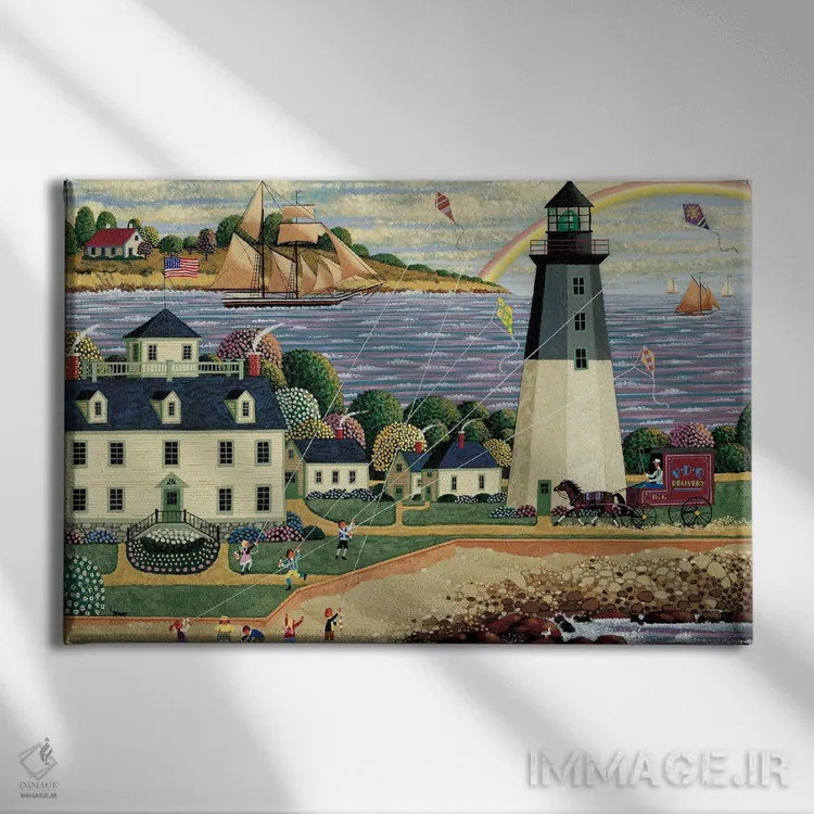 تابلو دکوراتیو پس از باران اثر هرونیم - نمای روبهرو روی دیوار