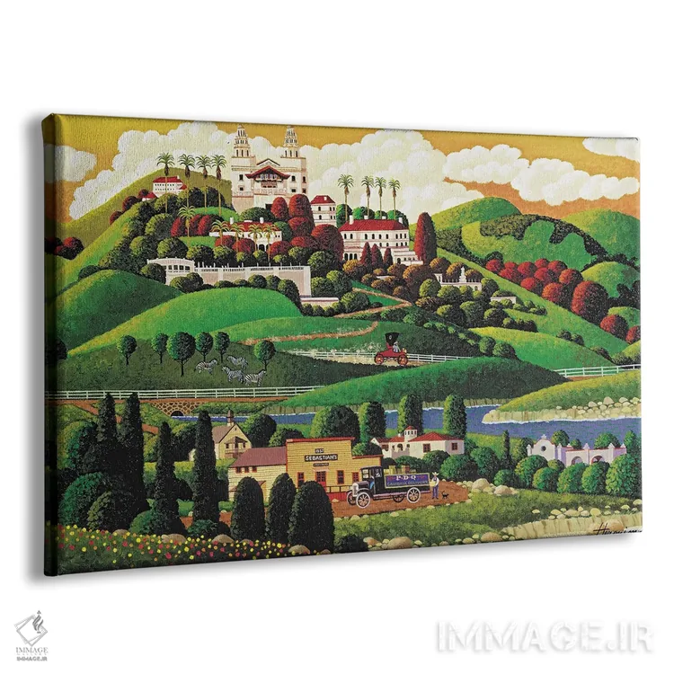 تابلو دکوراتیو قلعه هرست اثر هرونیم - نمای پرسپکتیو محصول