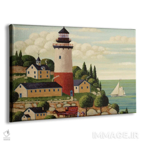 تابلو دکوراتیو تحویل به فانوس دریایی اثر هرونیم - نمای پرسپکتیو محصول