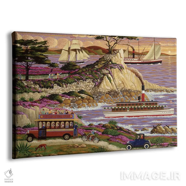 تابلو دکوراتیو سرو تنها اثر هرونیم - نمای پرسپکتیو محصول