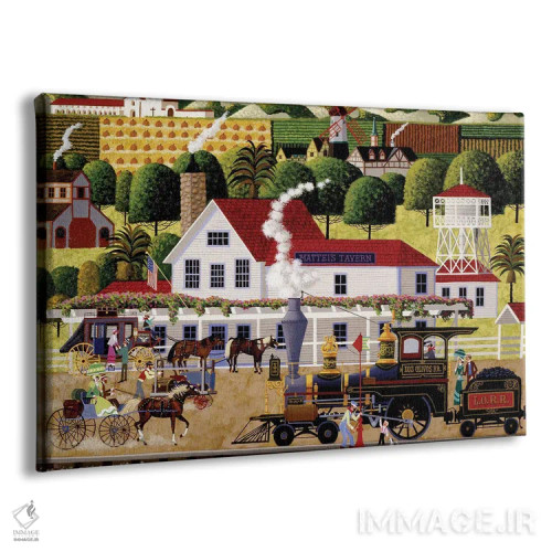 تابلو دکوراتیو مهمانخانه ماتییس اثر هرونیم - نمای پرسپکتیو محصول