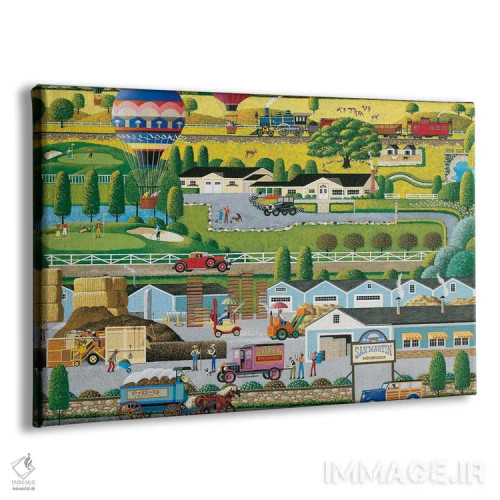 تابلو دکوراتیو مزرعه قارچ اثر هرونیم - نمای پرسپکتیو محصول