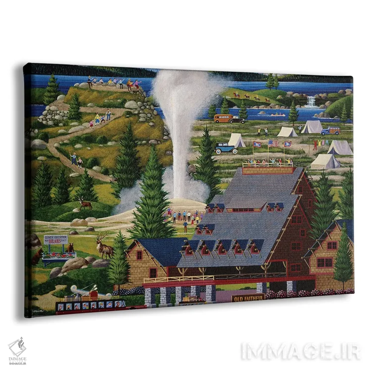 تابلو دکوراتیو اولد فیتفول اثر هرونیم - نمای پرسپکتیو محصول